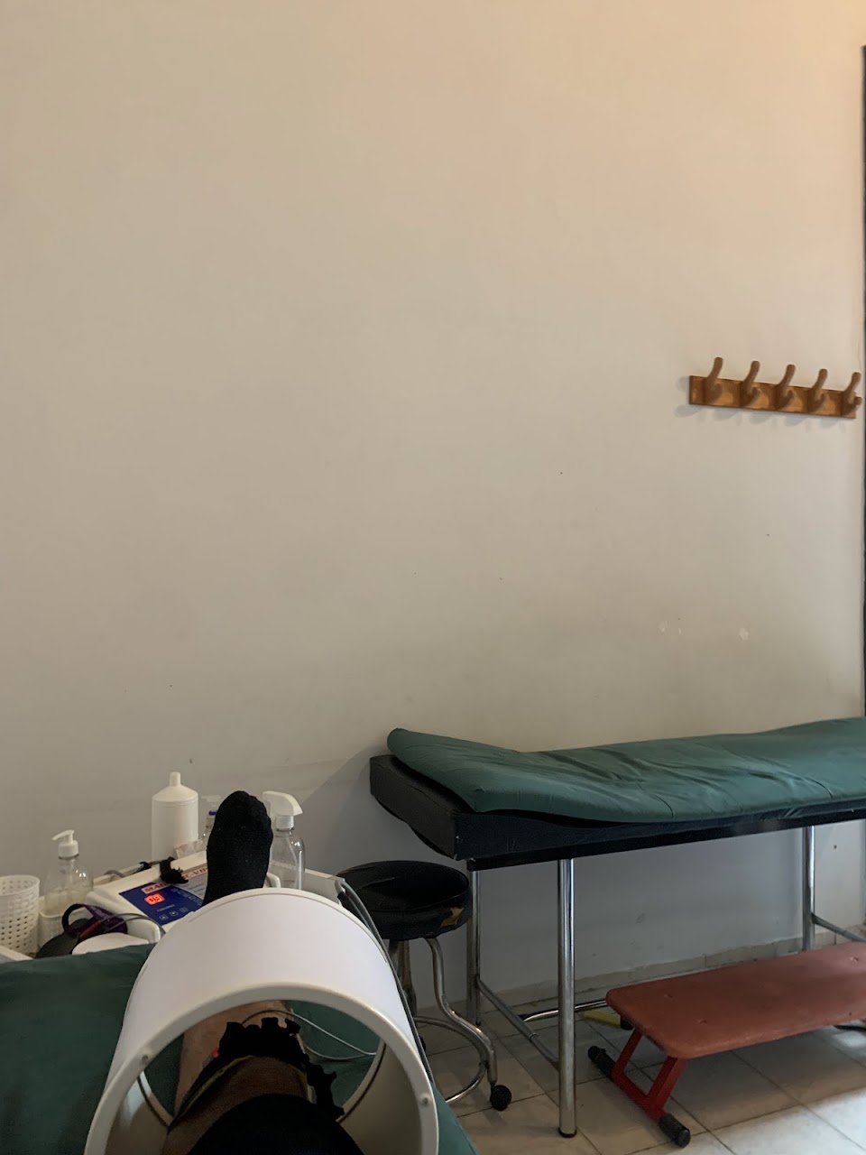 Sala de tratamiento y fisioterapia de Kinesiologia UBA.